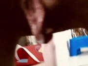 BBC Cable guy cream pies wife’s pussy then she creams all over TV remote