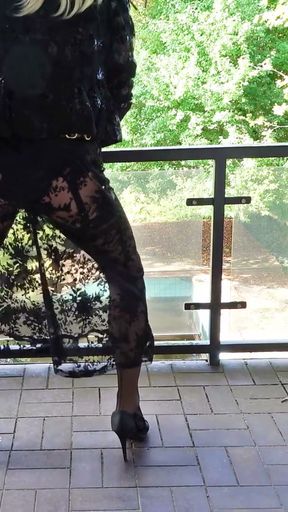 Cumshot Compilation - always plugged and in nylon stockings   Clip 2