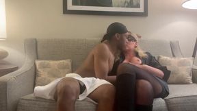 Cory Strokes Meets a Big Booty Flight Attendant MILF