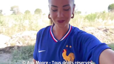 French slut destroyed by strangers giant bukake euro 2024 blowjob cum explosion