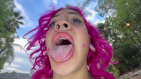 wrecking the brown pussy of horny nali marie on pov