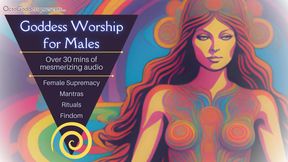 Goddess Worship for Males: 30+ minutes of binaural audio mantras, rituals, submissive training, financial domination from OctoGoddess mp4 version