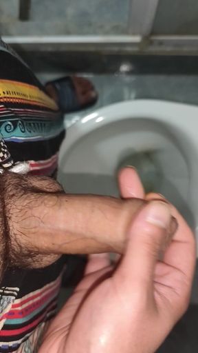Beautiful Twink Jerks off in a Toilet
