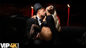 BUFU XXX. Blonde sexy witch is penetrated so deeply so she flew away