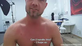 Davids Burning Czech Audition Exposed – Wild Gay Casting Room Debut – XXX