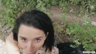 Filling Her Pussy and Her Pockets