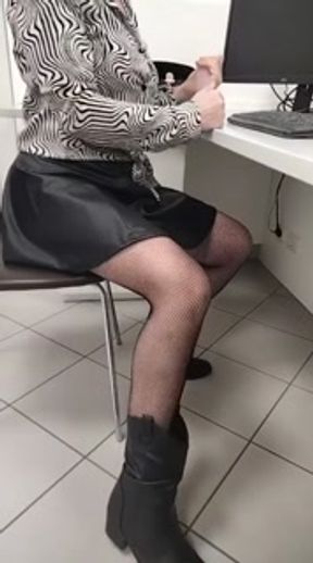 the secretary is too much of a whore