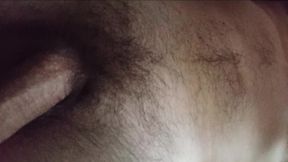 Morning boner of an excited penis! Masturbation of an open head!