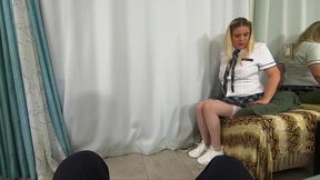 dirty stepdad convinces stepson s girlfriend to suck cock