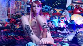 Sloppy Second Footjob POV With Lots Of Cum!