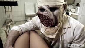 Horror Porn Cosplay with Buxom Milf and perv Dentist