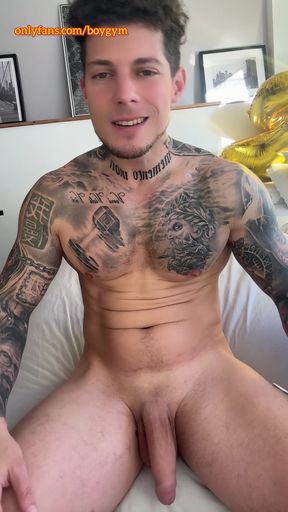 My BIG COCK In Yoga Position