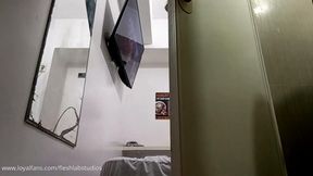 Pinoy Twink Jerks Off in Hotel Room Waiting for Anonymous Stranger