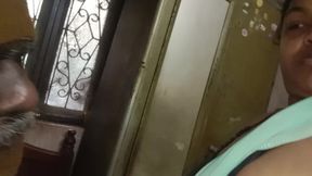 I Went to My Stepmother's House and Saw That She Was Tying a Saree and Was Very Beautiful. Then We Held Her Breasts and Shared a