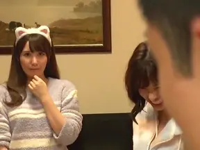 Hot Japanese amateur tries cock from behind