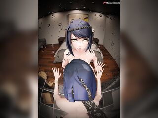 Yelan x Futanari Raiden Shogun Doggy