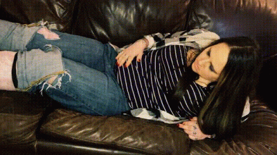 Dannie Tries On Some Lingerie, Eats Too Much Pasta And Gets Fucked In Double Leg Casts