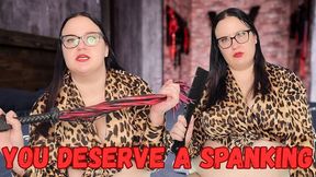 BBW Domme Punishes You With Spanking