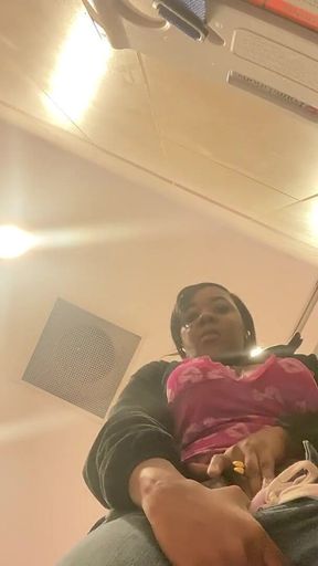 Quick Nut Solo Masturbation in Walmart Bathroom