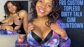 Custom Topless Dirty Talk Cum Countdown