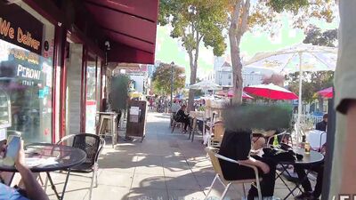 Aaron French is craving for some hot jeez in public