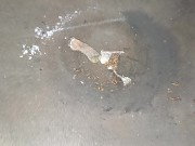 Cigarette Crush & Trample. Ground flat beneath my 89kg size 11 boot 👣👣