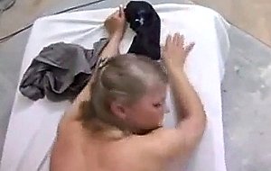 Big Breasted Girl Anal Fucked In The Garage