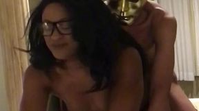 Vibrant ebony diva sizzles with gigantic Latin cock&#x1F32D; in lustful, sweaty 69er bliss