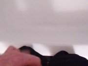POV Pissing in My Bathtub, Before I Cleaned It Up