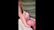sounding my cock and piss while sounding