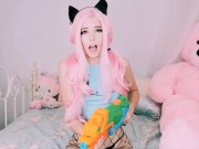 Belle Delphine SQUIRTS all over the floor