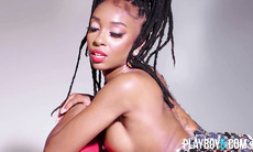 Pierced nipples big booty ebony teen SaBrea Phenix softcore porn