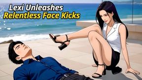 Lexi High Heel Face Kicks and Stomps – Relentless Impact Facebusting