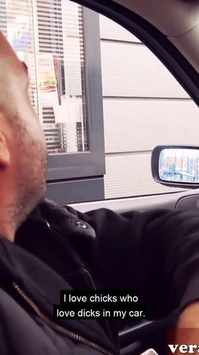 Key moment from "SEX IN MC DRIVE IN BURGER KING WITH GERMAN GOTHIC MILF"