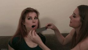 Double Gagged for Insurance - Candle Boxxx &amp; Star Nine Stuffed Gag Talking Bondage Damsel MP4