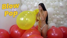 Lily in A Glorious Maid Balloon Blow to Pop BELBAL 17"
