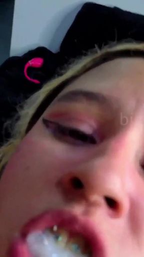 You told me you were going to leave him alone' - Spitting, slapping, cumshot ATM   Clip 3
