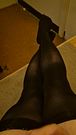 TRANS GIRL IN THIGH HIGHS WITH TOE BEANS FUCKS HERSELF