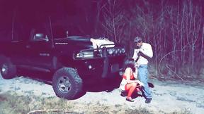 ”Smoking Slut Lifts Her Skirt For Outdoor Oral Pleasure”