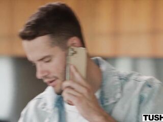 TUSHY Nasty Redhead Marina Gold Gapes Her Charming Round Butt Wide Open