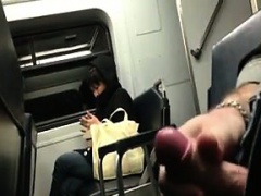 Jerking Off On The Train