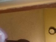 Masturbating My Thick Huge Dick intense Orgasm