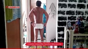 macho puto doido pra dar uma gozada depois da entrevista e de um banho gostoso