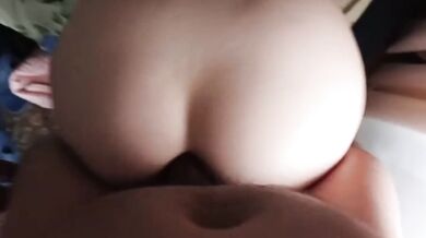 Homemade anal with a blonde babe gape and cum in mouth