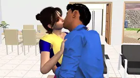 Hot mom fuck: Step-mom and step-son's forbidden passion