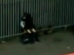 Caught in the act by the cops