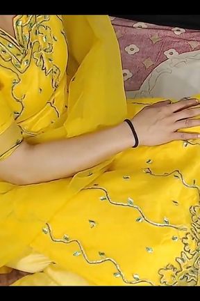 Mehndi Night Beautiful Handjob of Big Dick Devar Got by Hot Indian Bhabhi on Her Wedding on Xvideos India XXX