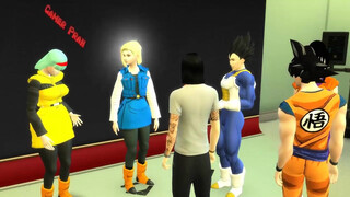Cosplay Erotic Photoshoot of Dragon Ball Bulma's Hot Handcuffs, Nro 18 and Milk (Chichi) - Married Woman Milf Hot
