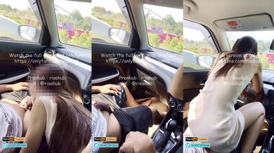 เย็ดในรถโคตรเสียวมีรถจอดข้างๆ เงี่ยนมากไม่สนใจอะไรแล้ว สุดท้ายแตกในน้ำไหลออกจากหี