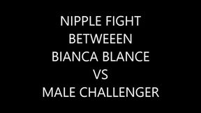 BIANCA VS MALE CHALLENGER IN NIPPLE FIGHT MATCH WITH SPECIAL POST MATCH